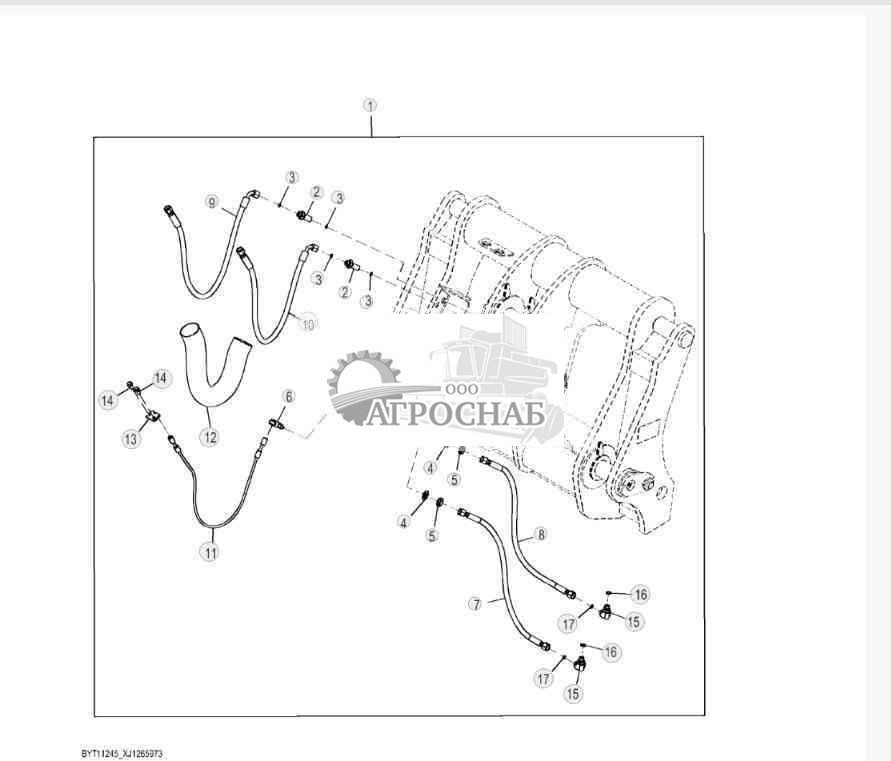 Cable Reinforced HI-VIS Coupler Plumbing Kit 